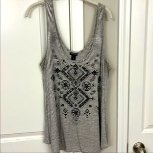 Aztec print Torrid size 0 tank top